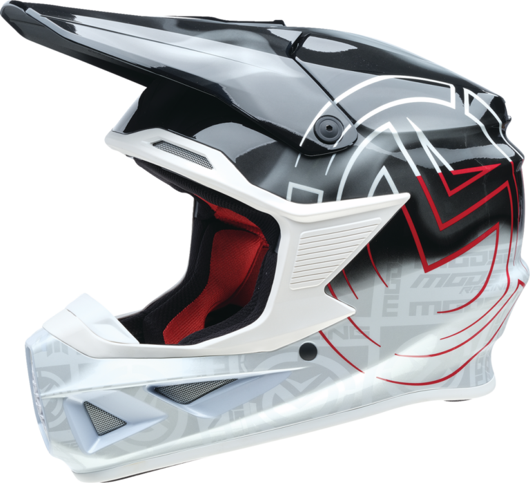 MOOSE OFFROAD - F.I. 2.0 Helmet - Deceit - MIPS® - Black/White/Red - Medium