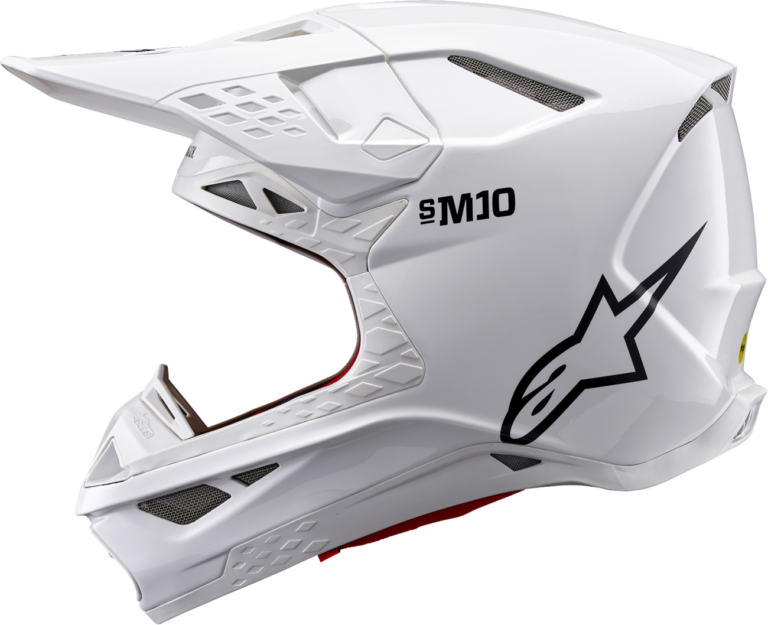 ALPINESTARS - Supertech M10 Helmet - Solid - MIPS® - Gloss White - Small