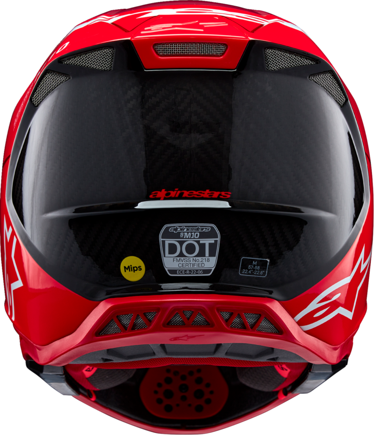 ALPINESTARS - Supertech M10 Helmet - Flood - MIPS® - Red Fluo/Red - Medium