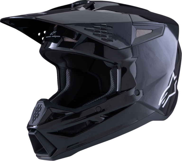 ALPINESTARS - SM3 Helmet - Solid - Gloss Black - XS