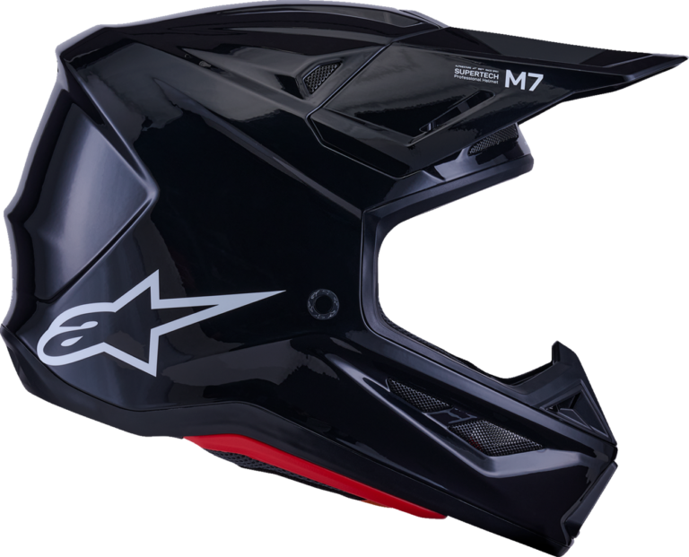 ALPINESTARS - SM7 Helmet - Solid - Gloss Black - 2XL