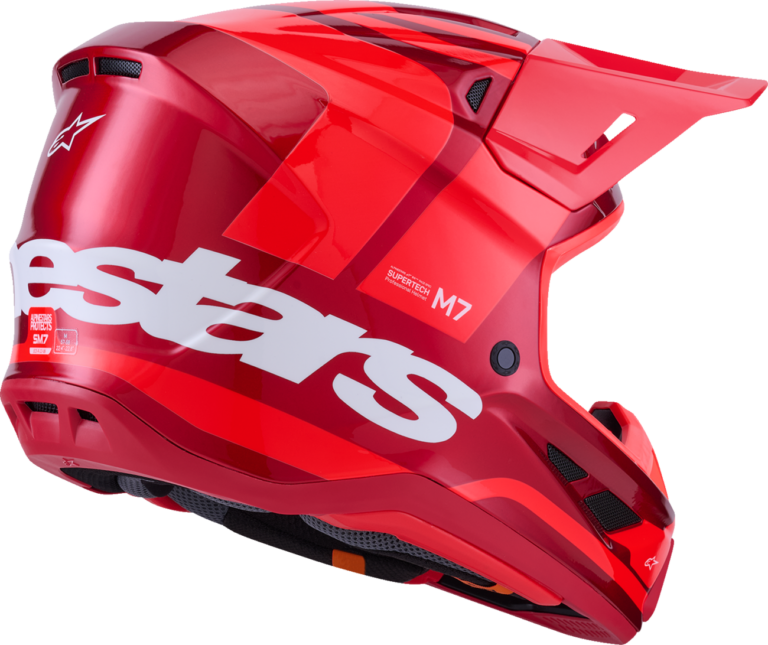 ALPINESTARS - SM7 Helmet - Core - Gloss Red - XS