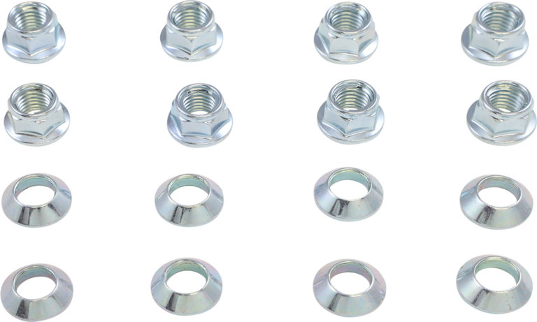 MOOSE OFFROAD - Lug Nuts - Locking - Chrome - 8 Pack - ATV