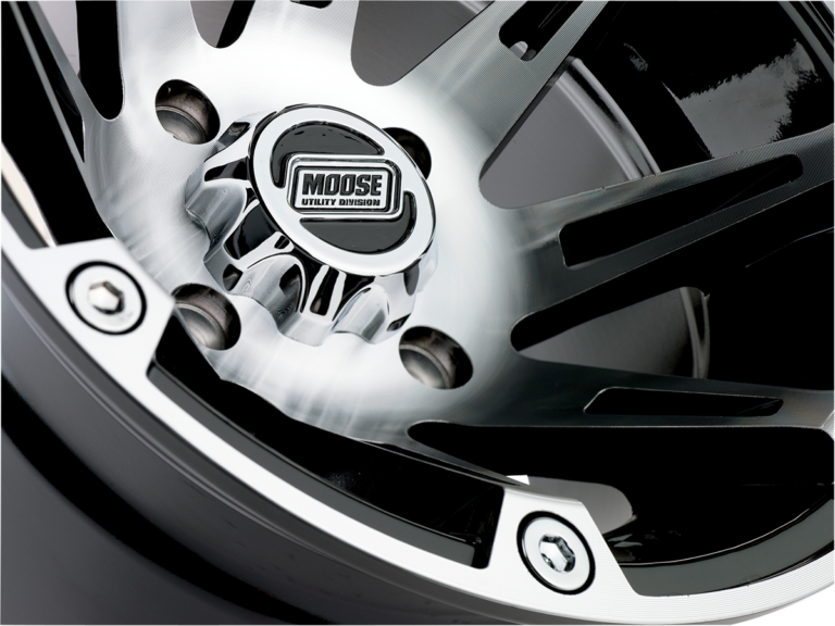 MOOSE OFFROAD - Wheel - 387X - Rear - Machined Black - 12x8 - 4/110 - 2+6