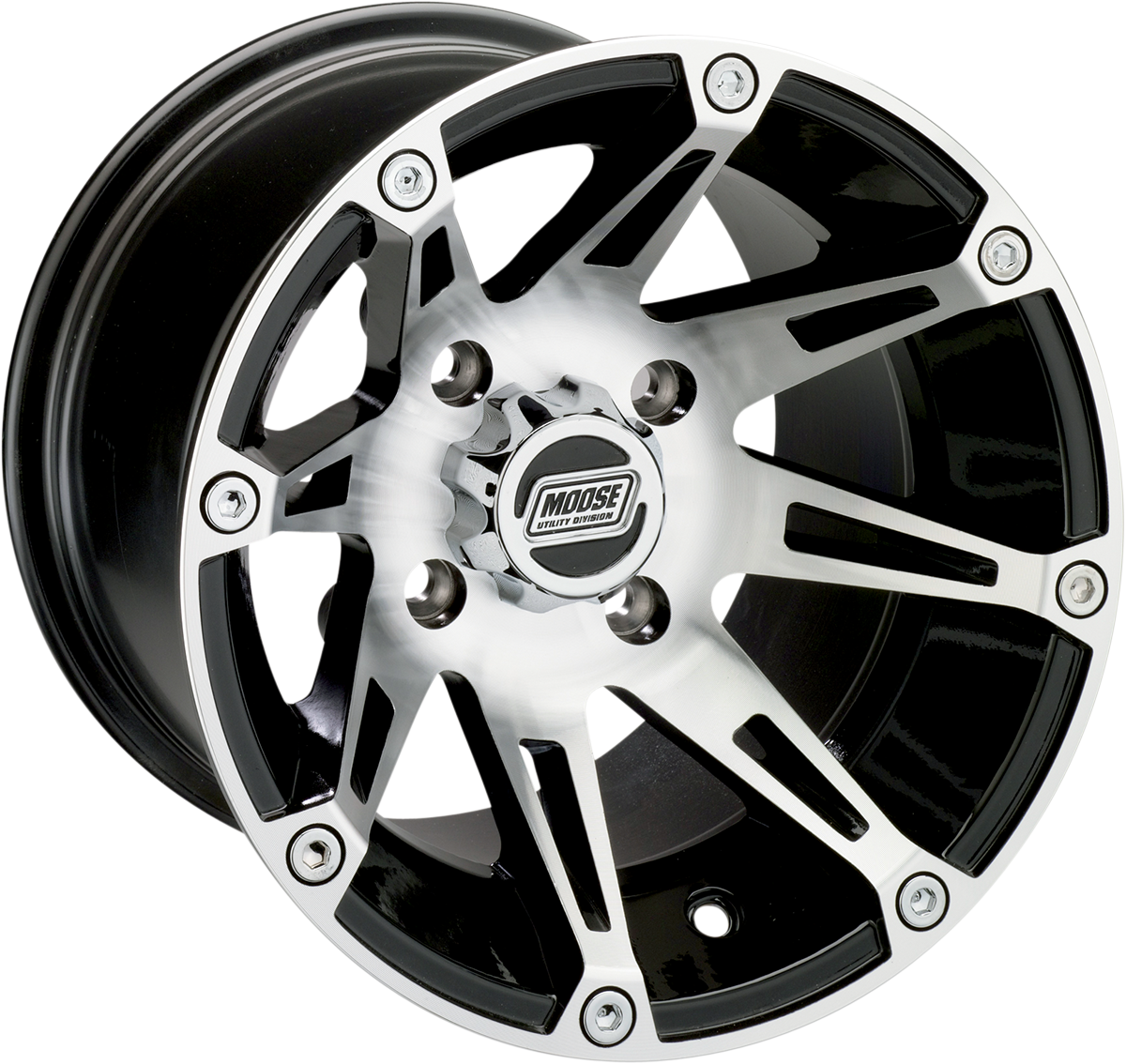 MOOSE OFFROAD - Wheel - 387X - Front - Machined Black - 14x7 - 4/156 - 4+3 - Image 2
