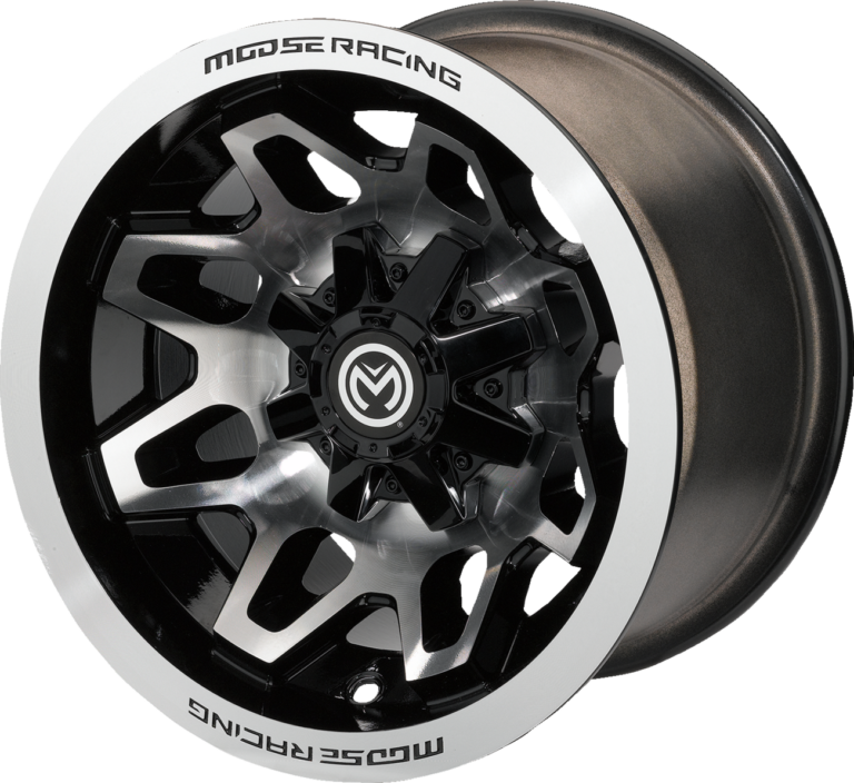 MOOSE OFFROAD - Wheel - 416X - Rear - Machined Black - 12x8 - 4/110 - 4+4