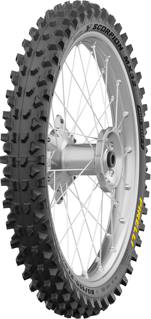 PIRELLI - Tire - Scorpion™ MX32 Mid Soft - Rear - 110/90-19 - 62M - Image 2