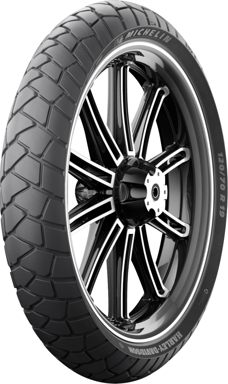 MICHELIN - Tire - Scorcher Adventure - Front - 120/70R19 - 60V - Image 2
