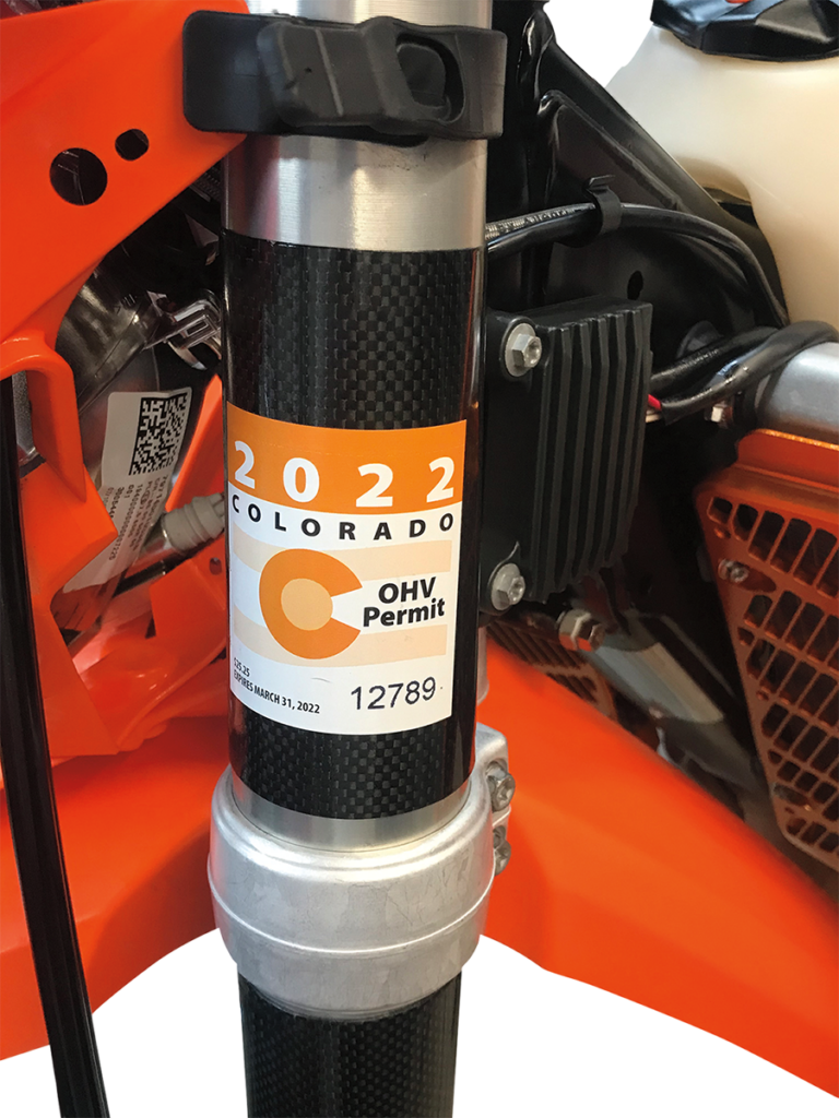 MOOSE OFFROAD - Clip-On Registration Holder