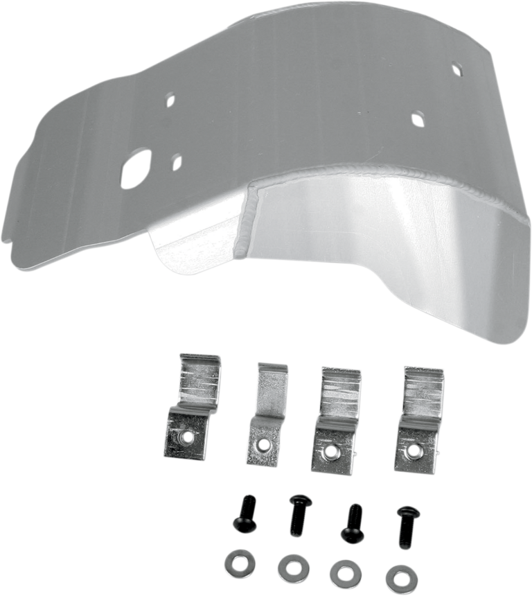 MOOSE OFFROAD - Skid Plate - Silver - Honda - CRF450R