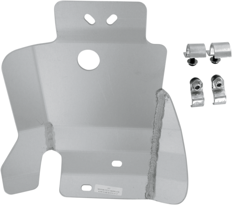 MOOSE OFFROAD - Skid Plate - Silver - Kawasaki - KX 250