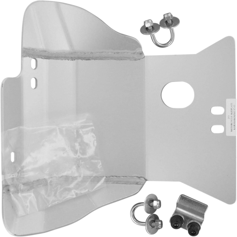 MOOSE OFFROAD - Skid Plate - Silver - Kawasaki - KX 65
