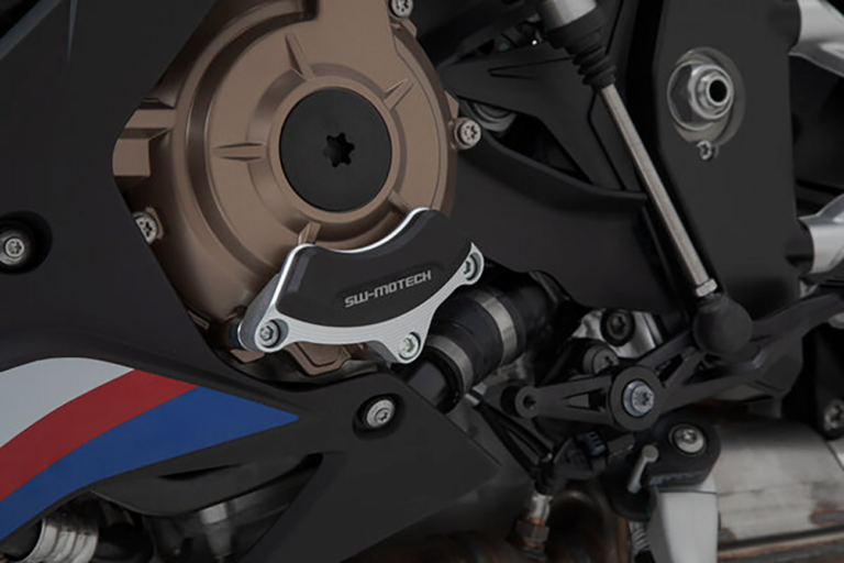 SW-MOTECH - Engine Case Protector - Black/Silver - BMW - S1000 R | M1000 RR