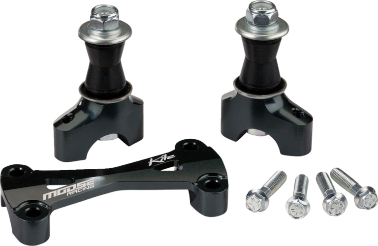 MOOSE OFFROAD - MX/EN Risers w/ Bar Mount - 35 mm - Black