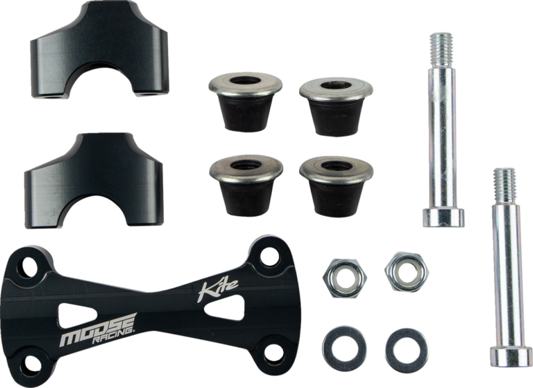 MOOSE OFFROAD - MX/EN Risers w/ Bar Mount - 40 mm - Black
