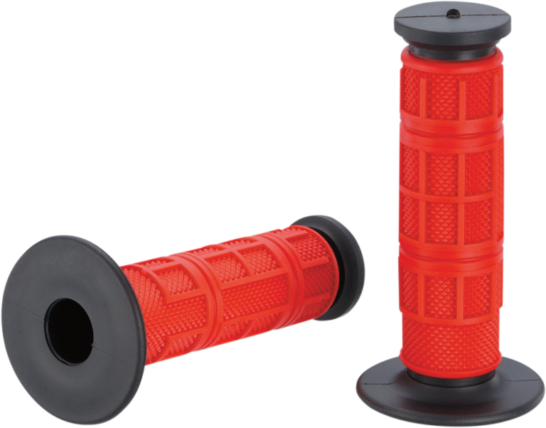MOOSE OFFROAD - Qualifier Grips - Full Waffle - Red