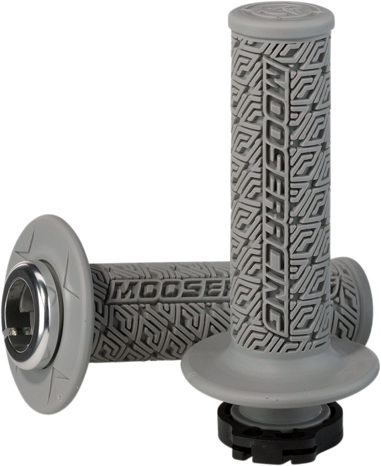 MOOSE OFFROAD - 36 Series Lock-On Grips - Gray/Silver