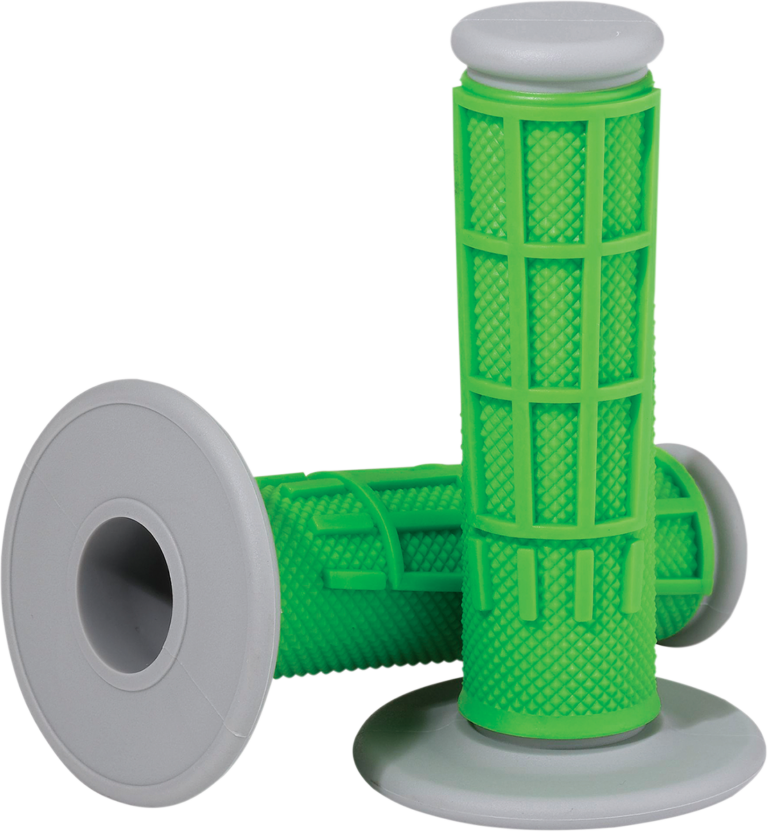 MOOSE OFFROAD - Comp Diamond Half Waffle Grips - Green