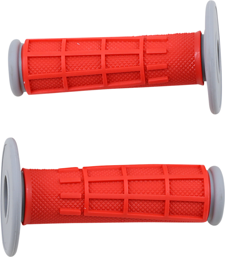 MOOSE OFFROAD - Comp Diamond Half Waffle Grips - Red