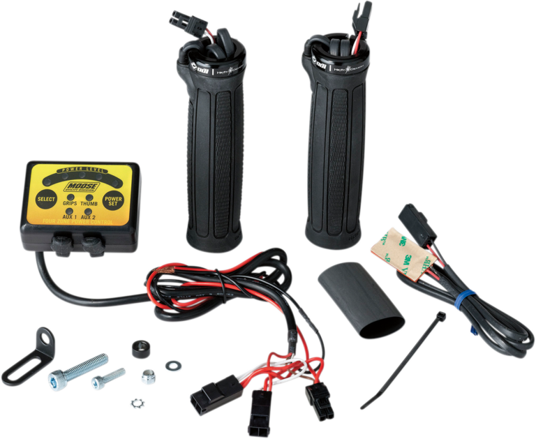 MOOSE OFFROAD - Clamp-On Quad Zone Heated Grip Kit for ATVs