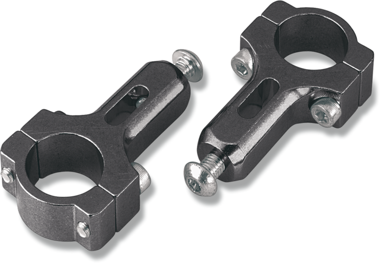 MOOSE OFFROAD - Aluminum 7/8" Handguard Mount Clamps - Black