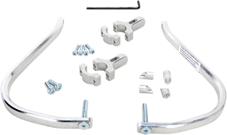 MOOSE OFFROAD - Aluminum Handguards - 1-1/8" - Mini - Silver