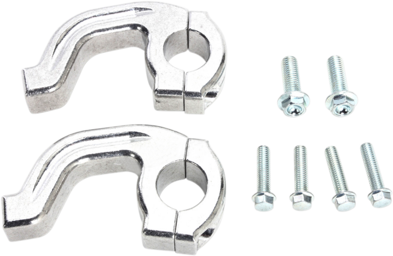 MOOSE OFFROAD - Replacement Contour Handguard Inner Mount Clamp - 7/8" - Silver