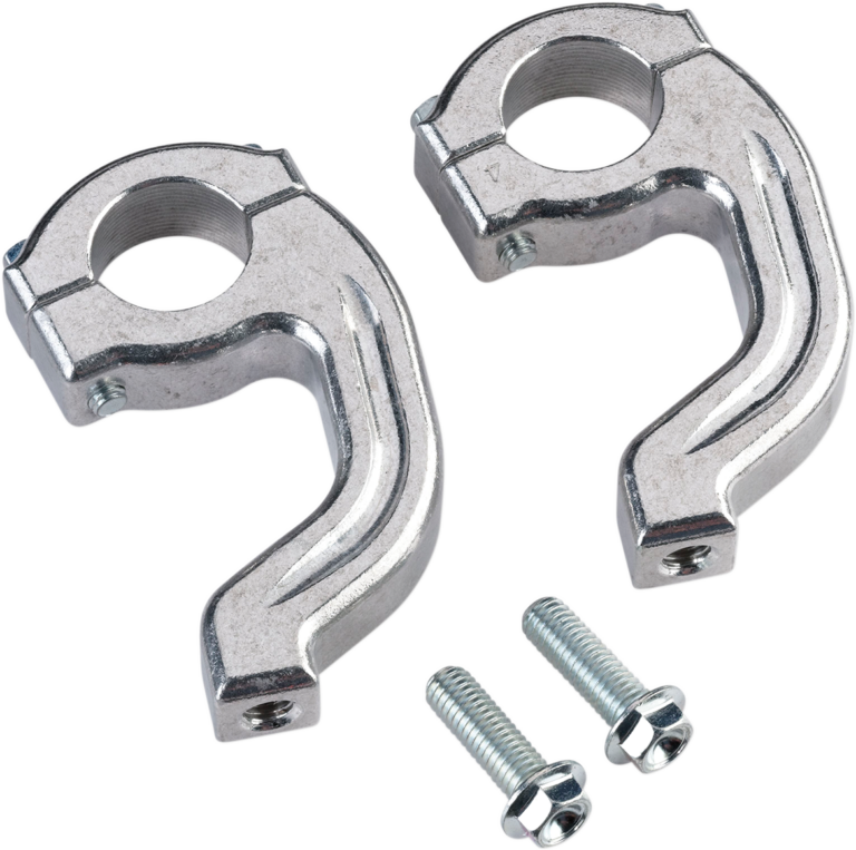 MOOSE OFFROAD - Replacement Contour Handguard Inner Mount Clamp - Pro Taper - Silver