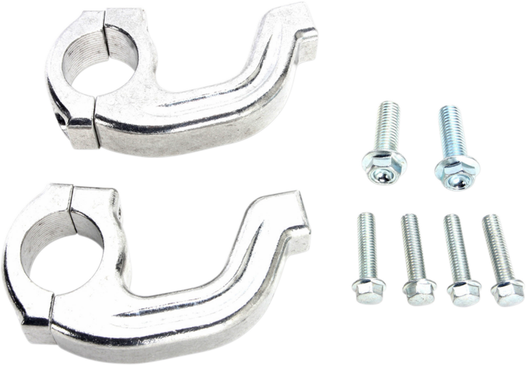 MOOSE OFFROAD - Replacement Contour Handguard Inner Mount Clamp - Magura - Silver