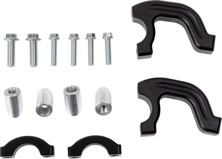 MOOSE OFFROAD - Evo 2 Black Debris Deflectors with Tapered Clamp Set