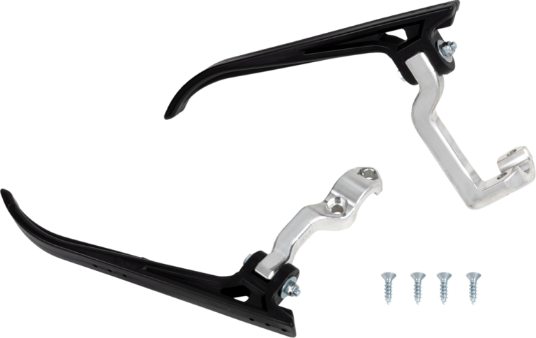 MOOSE OFFROAD - Aluminum Open Ended Moto Roost Deflector Mounting Kit - Black - KX 450