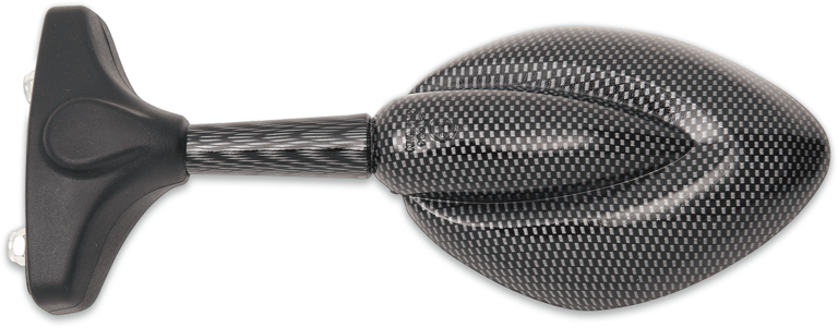 PARTS UNLIMITED - Mirror - Side View - Teardrop - Carbon Fiber - Left/Right - Each