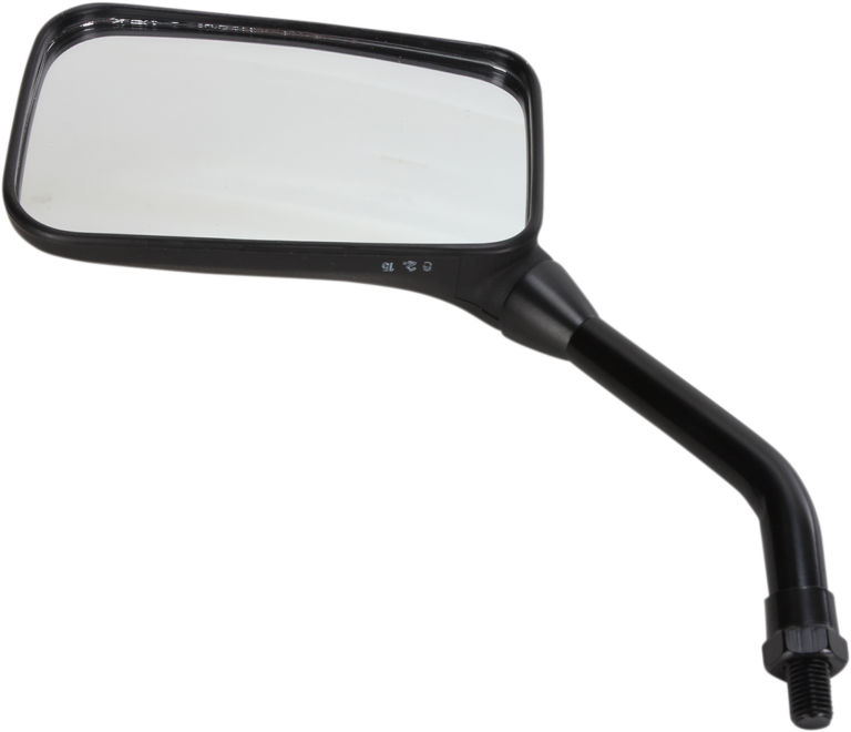 PARTS UNLIMITED - Mirror - GX - Side View - Rectangle - Black - Left