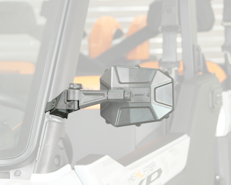 MOOSE OFFROAD - Mirror Adapter - Side View - Black - Pair - Universal