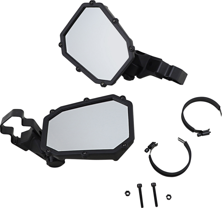 MOOSE OFFROAD - Mirror - Elite Pro - Side View - Octagon - Black
