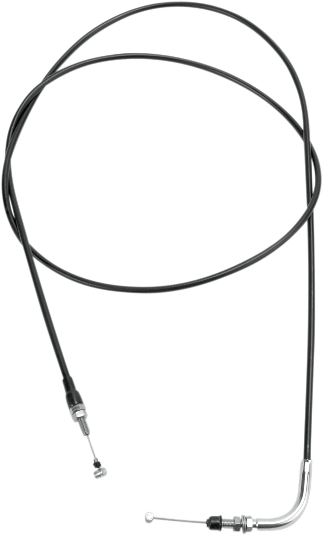 WSM - Black Vinyl Throttle Cable - Yamaha