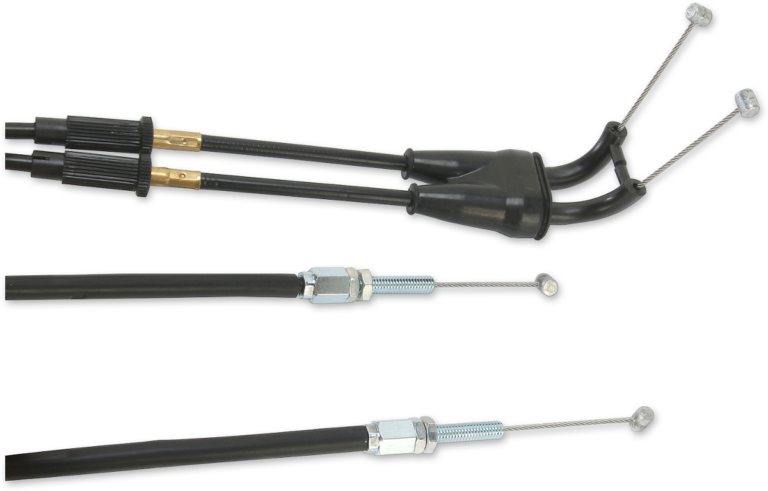 MOOSE OFFROAD - Black Vinyl Throttle Cable - 32" - Kawasaki