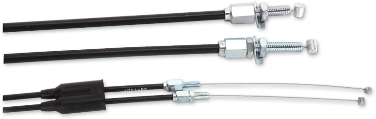 MOOSE OFFROAD - Black Vinyl Throttle Cable - 34" - Honda