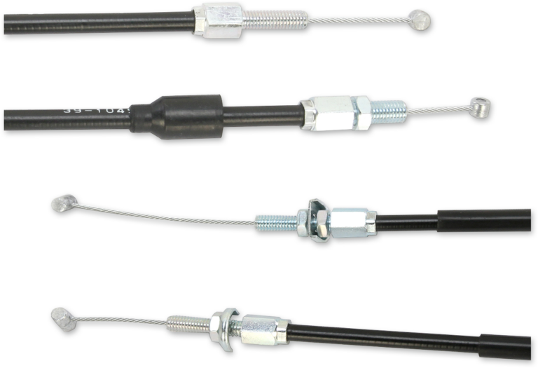 MOOSE OFFROAD - Black Vinyl Throttle Cable - 37-3/4" - Honda
