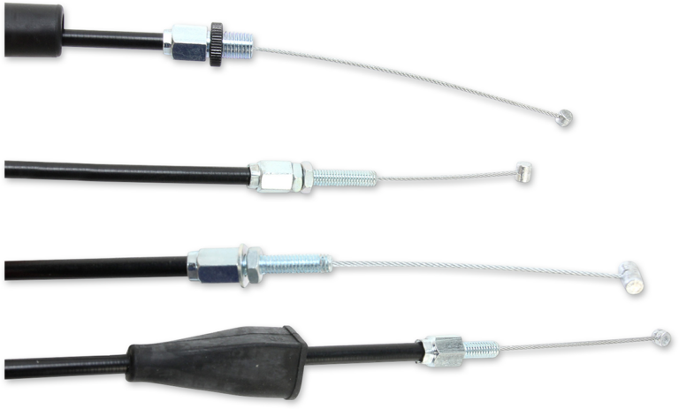 MOOSE OFFROAD - Black Vinyl Throttle Cable - 31-1/2" - Honda