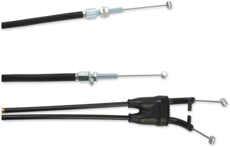 MOOSE OFFROAD - Black Vinyl Throttle Cable - 33-1/2" - Kawasaki