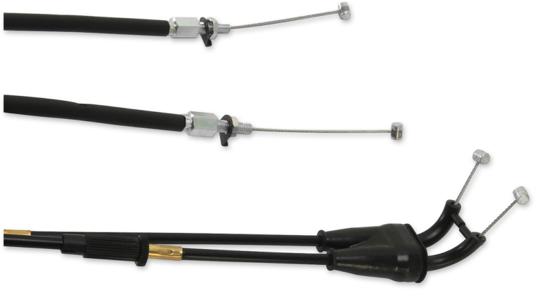 MOOSE OFFROAD - Black Vinyl Throttle Cable - 34" - Kawasaki