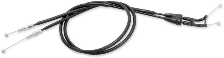 MOOSE OFFROAD - Black Vinyl Throttle Cable - 40-3/8" - Suzuki