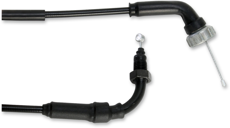 MOOSE OFFROAD - Black Vinyl Throttle Cable - 28" - Honda