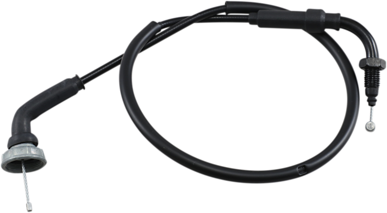 MOOSE OFFROAD - Black Vinyl Throttle Cable - 21" - Honda