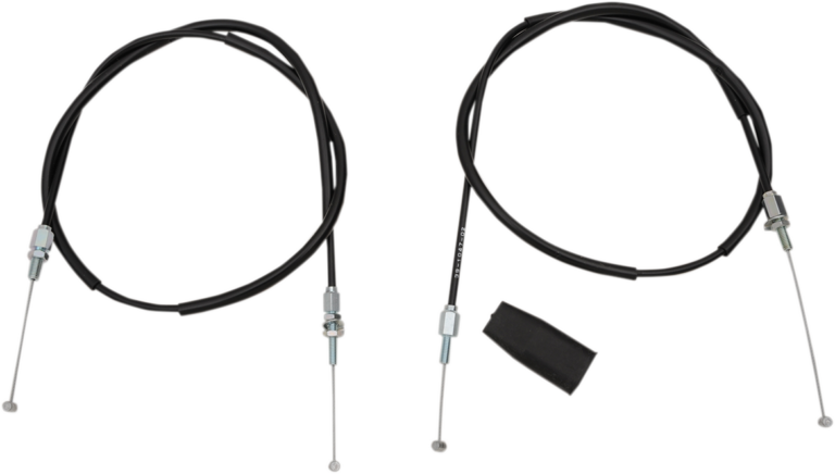 MOOSE OFFROAD - Black Vinyl Throttle Cable - 36-1/4" - Honda