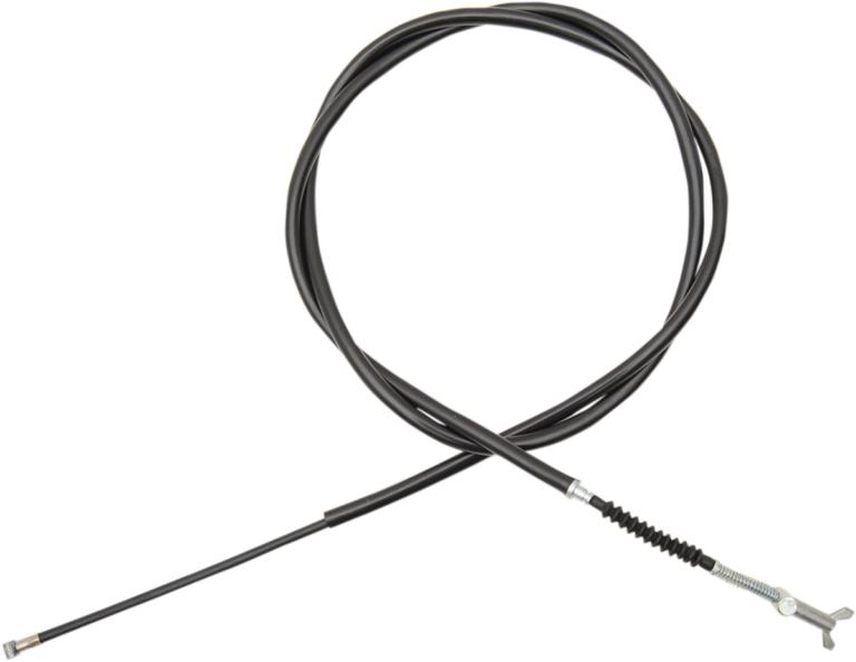 MOOSE OFFROAD - Black Vinyl Brake Cable - Rear - Parking - Kawasaki