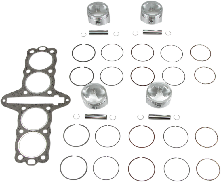 WISECO - Piston Kit with Gasket - 69.00 mm - Kawasaki
