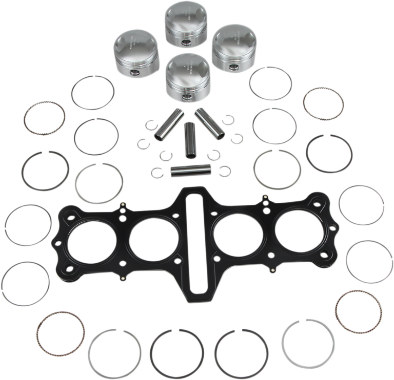 WISECO - Piston Kit with Gasket - 72.00 mm - Kawasaki