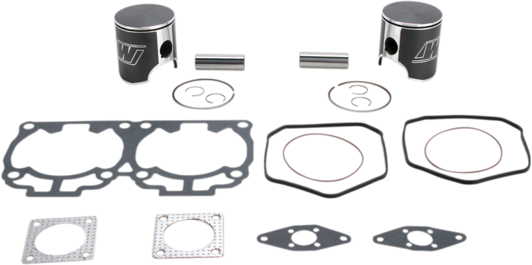 WISECO - Piston Kit with Gaskets - 72.00 mm - 593 H.O. Engine Type - Ski-Doo